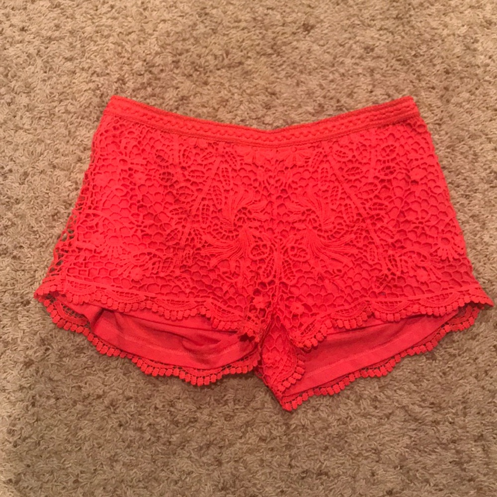 Mossimo lace detail shorts